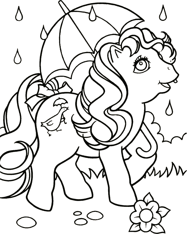Kids-n-fun.de | Malvorlage My little pony My little pony